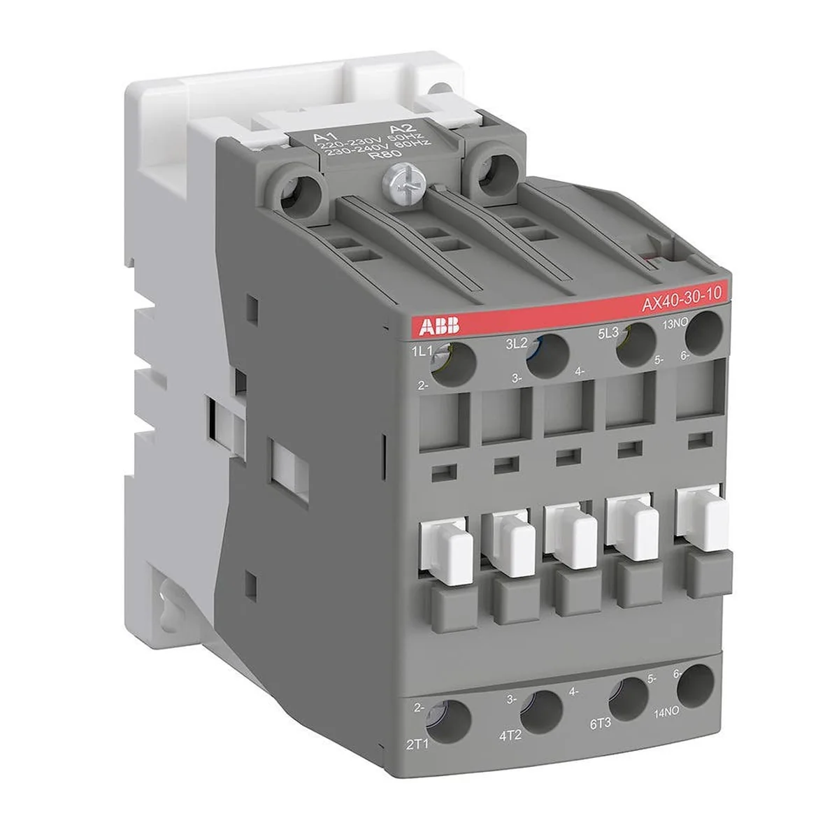 Contator De Potência Tripolar 40A 1NA 127VCA AX40-30-10-26 ABB - imagem 1