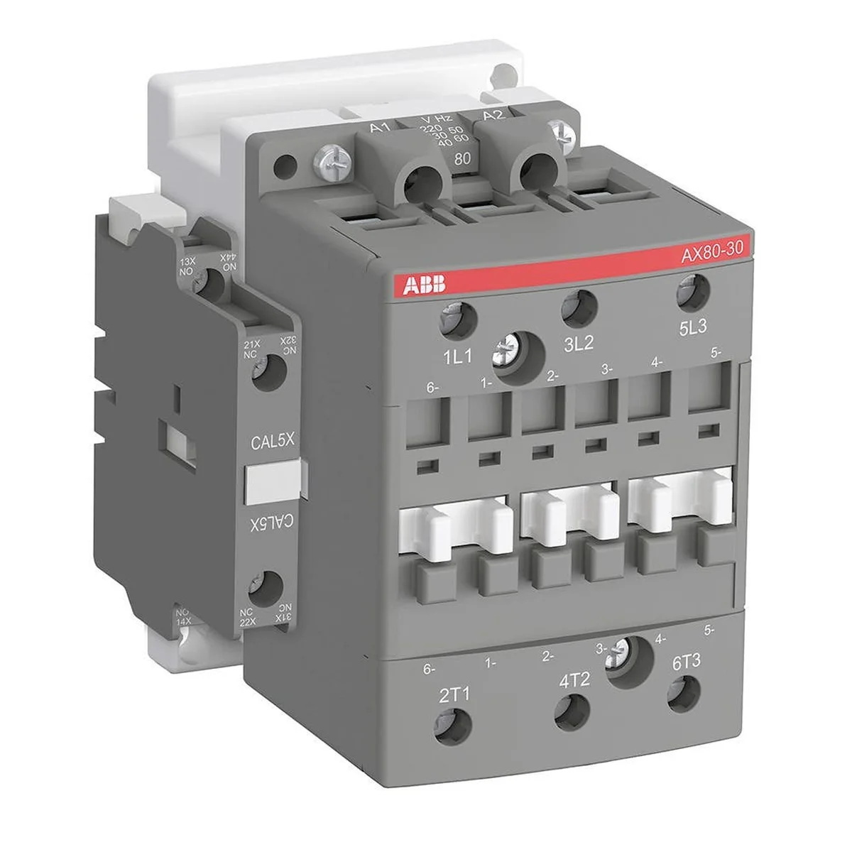 Contator De Potência Tripolar 80A 1NA1NF 220VCA AX80-30-11-75 ABB - imagem 1