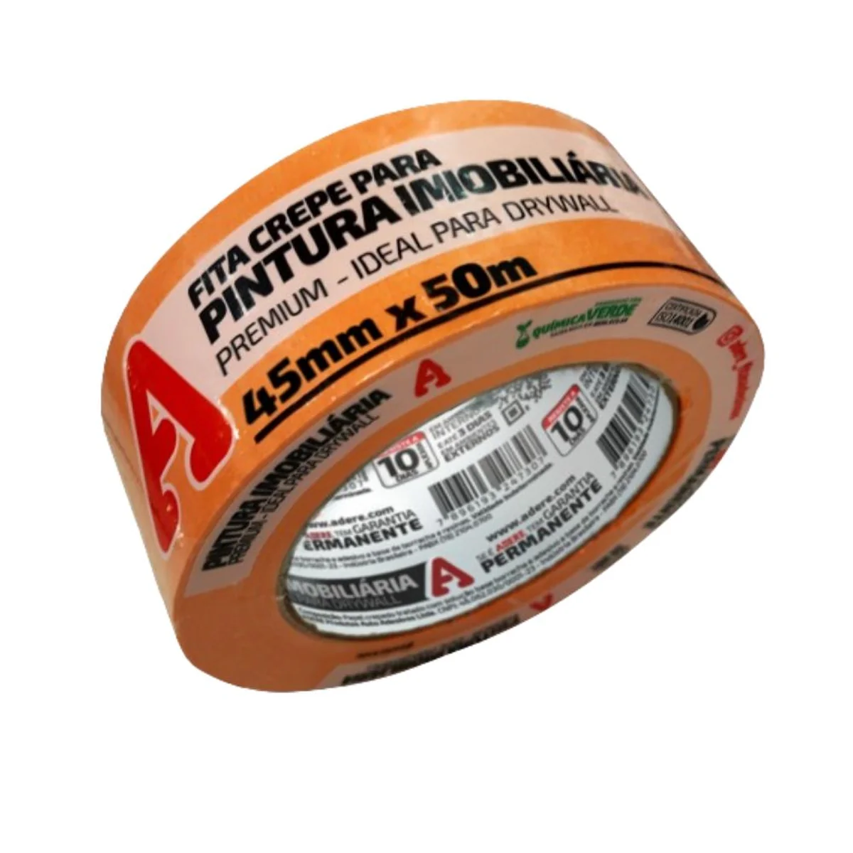 Fita Crepe Laranja 45mmx50m Adere - imagem 1