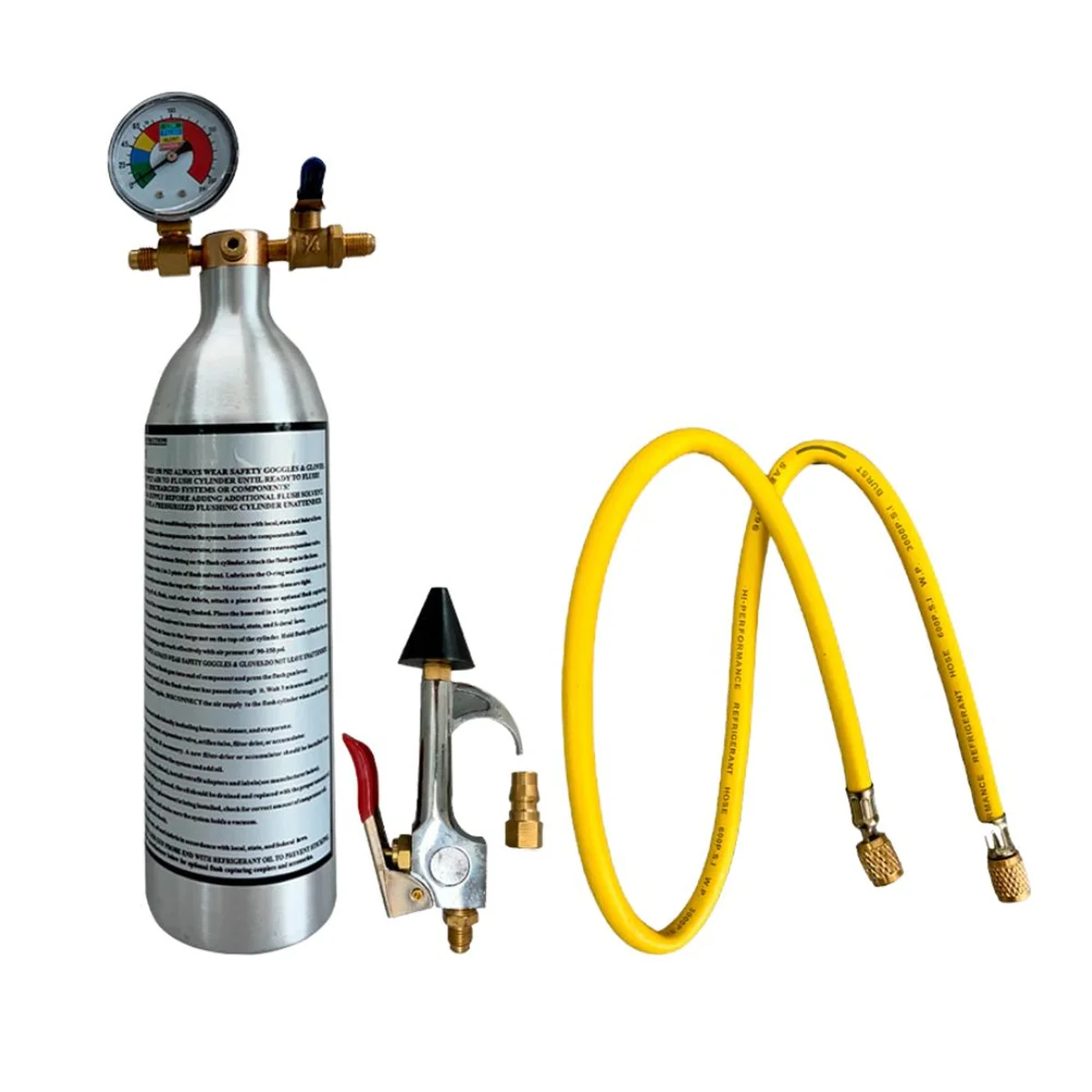 Kit Flush para Limpeza de Ar Condicionado com Garrafa Injetora 141B - imagem 1