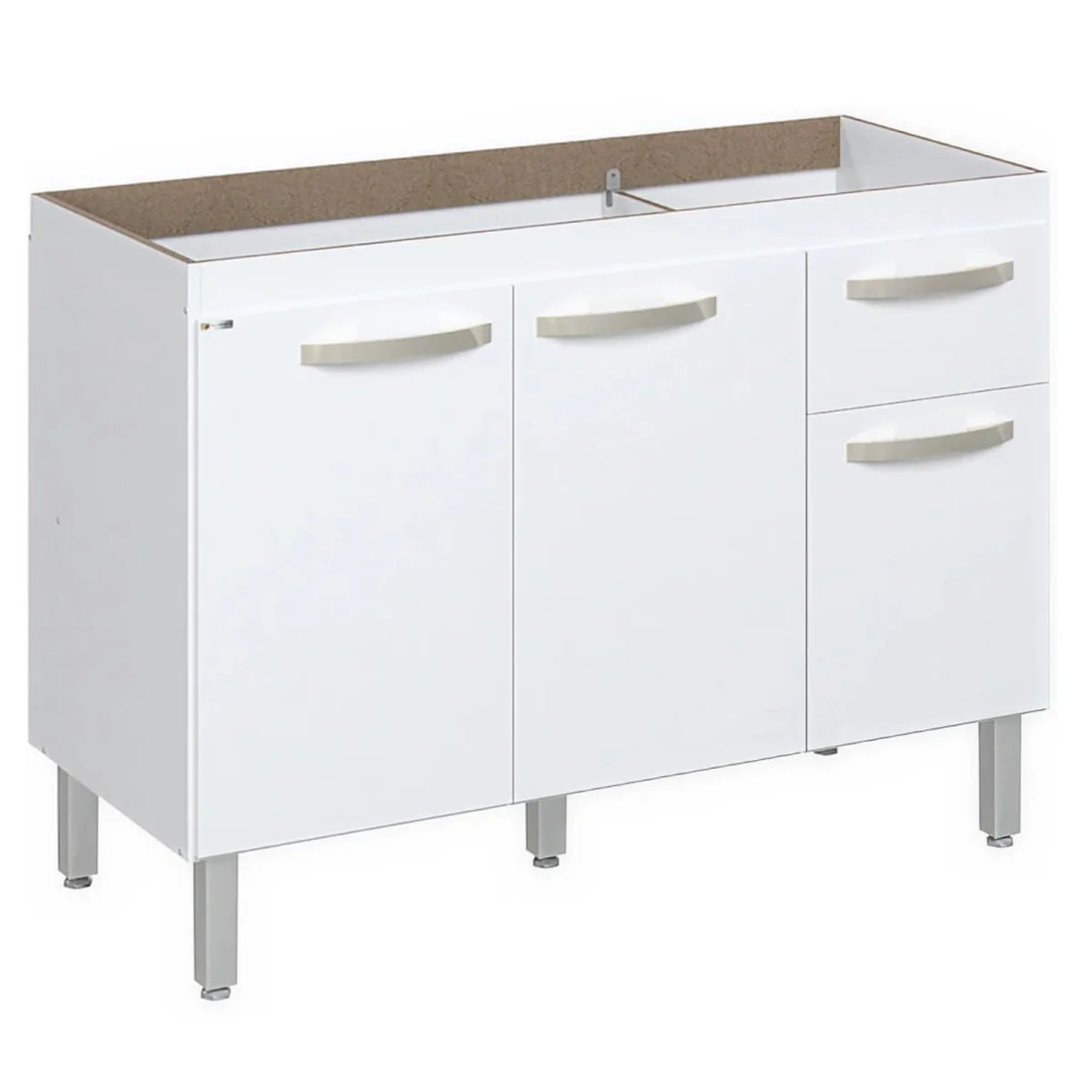 Gabinete para Cozinha Flat Desmontado 116,2x67x49cm AJ Rorato - imagem 1