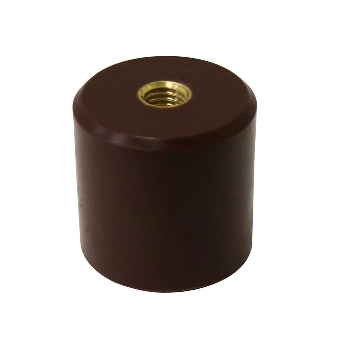 Isolador Epóxi Interno 40x40 1kV 10mm com Rosca em Latão - imagem 1