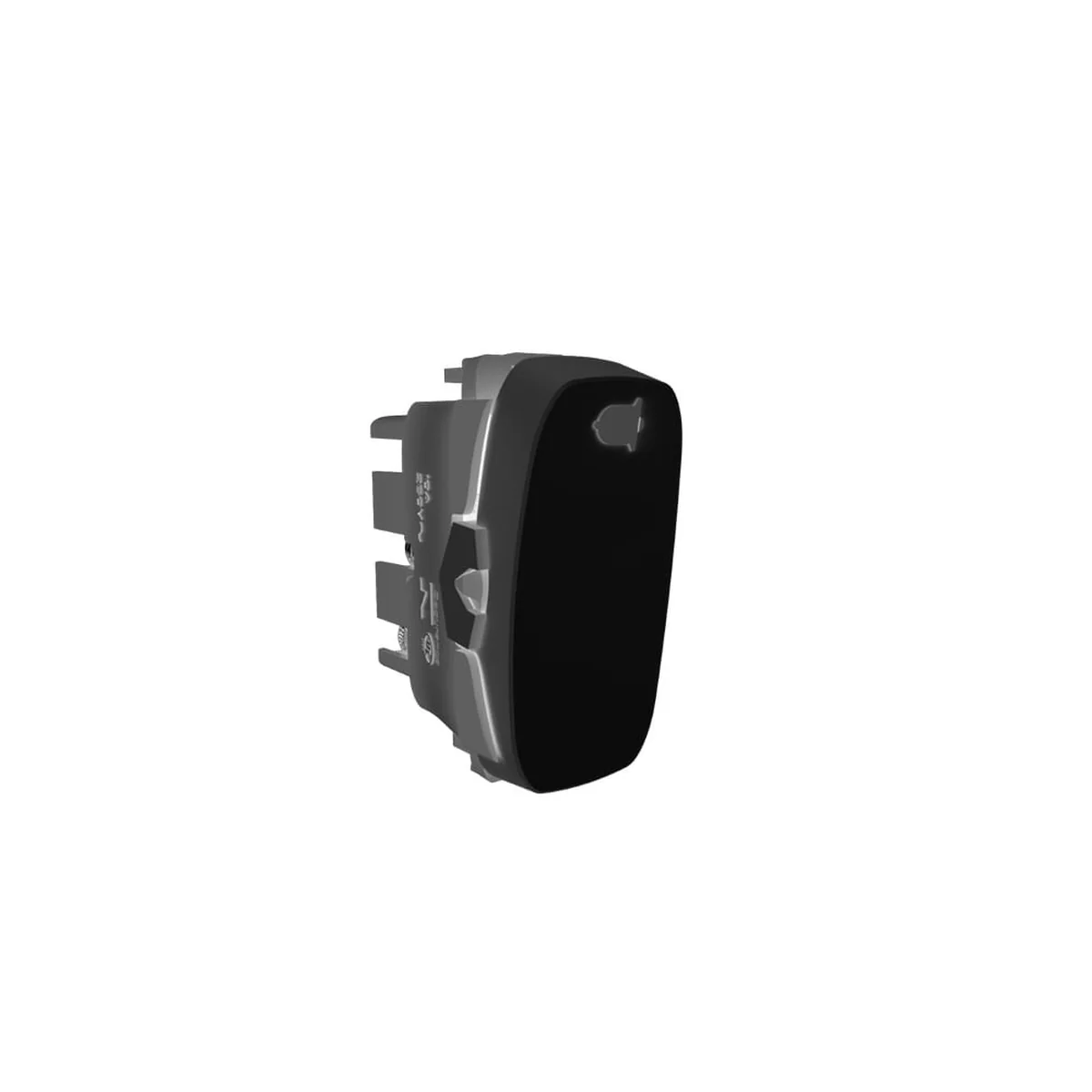 Módulo Pulsador para Campainha 10A/250V Preto Gracia - imagem 1