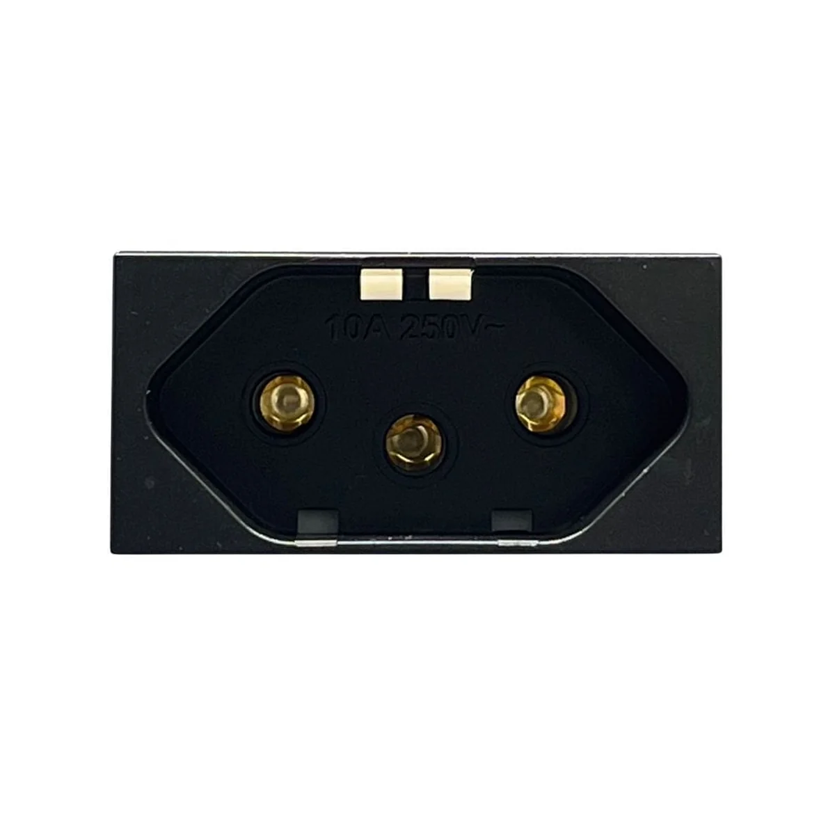 Módulo Tomada 2P+T 10A/250V Preto Matte Inovapro Class - imagem 1