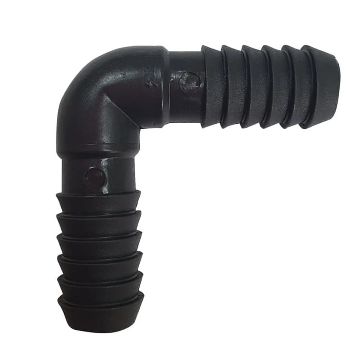 Joelho 90 Interno Duplo Espigão Preto Amanco - imagem 1