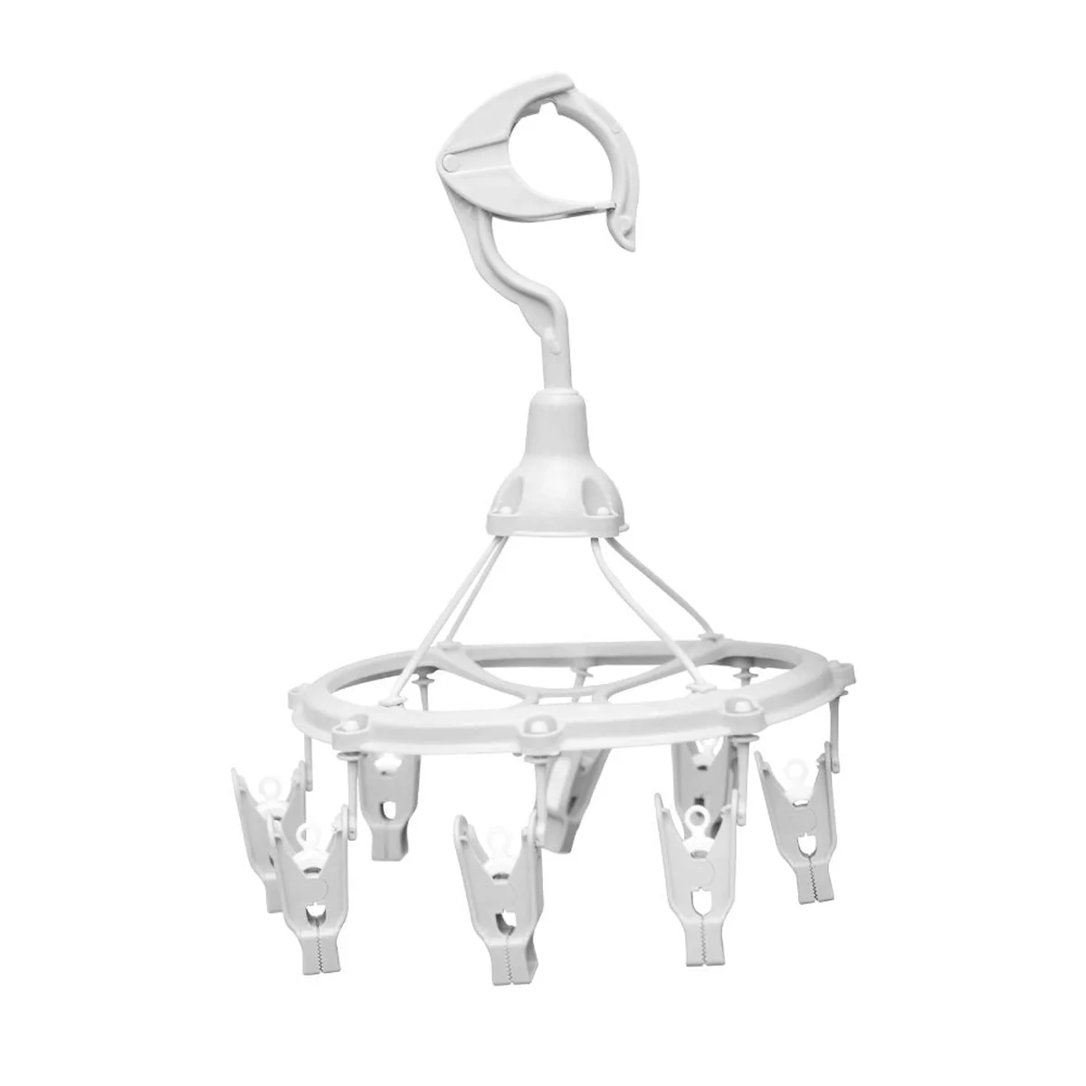Varal Multiuso com 8 Prendedores Astra Branco - imagem 1