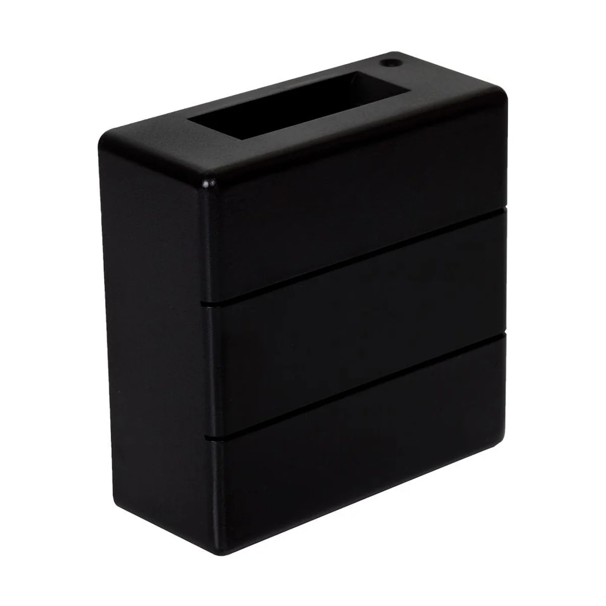 Arandela Rischi Preta LED 6W 3000K Luz Amarela Bivolt IP65 Avant - imagem 1