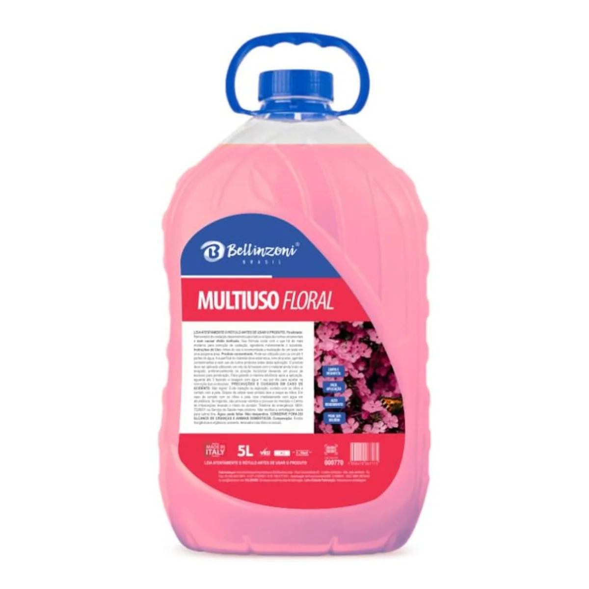 Limpador Perfumado Multiuso Floral 5L Bellinzoni - imagem 1