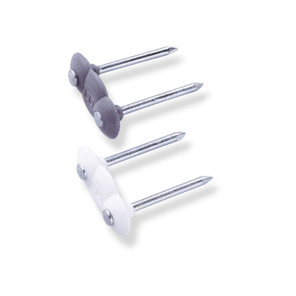 Grampo Fixador Cordão Paralelo Com 2 Peças Cor Branco Bemfixa 4011 - imagem 1