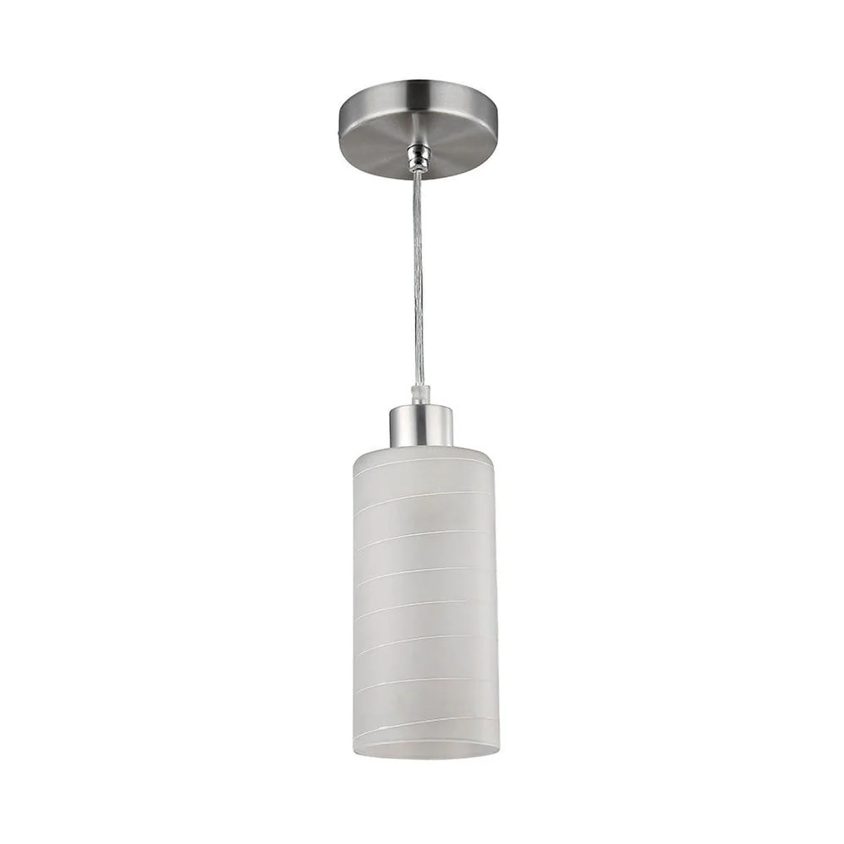 Pendente Jasmim Cromado/Vidro Base E27 88541104 Blumenau Iluminação - imagem 1
