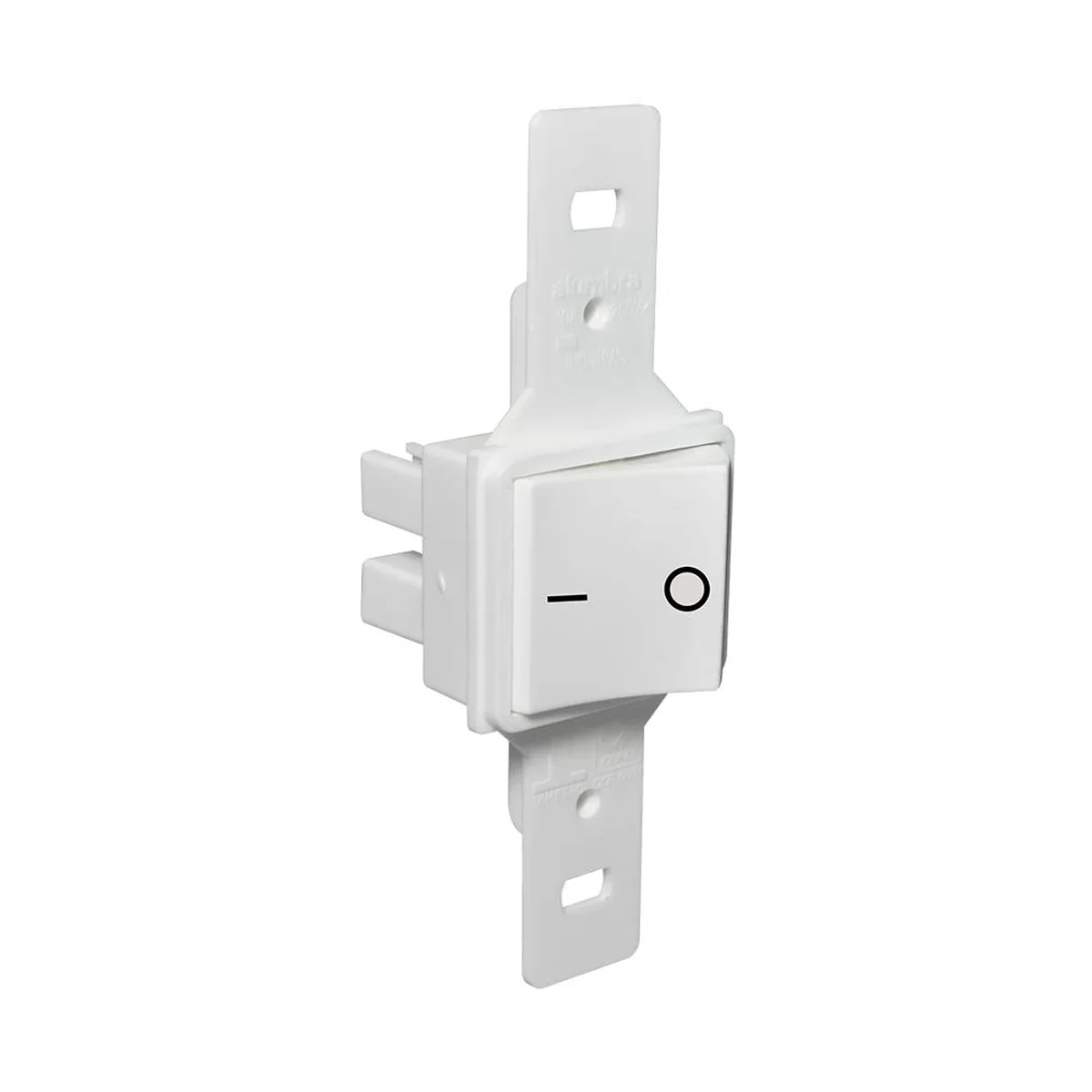 Módulo Interruptor Duplo Bipolar Branco Para Condulete 2241-0 - imagem 1