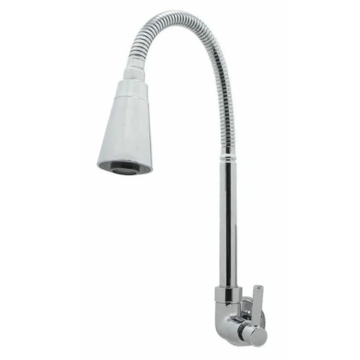 Torneira para Cozinha Parede 1/4V Bica Alta Cromado Conic 3068 C29 - imagem 1