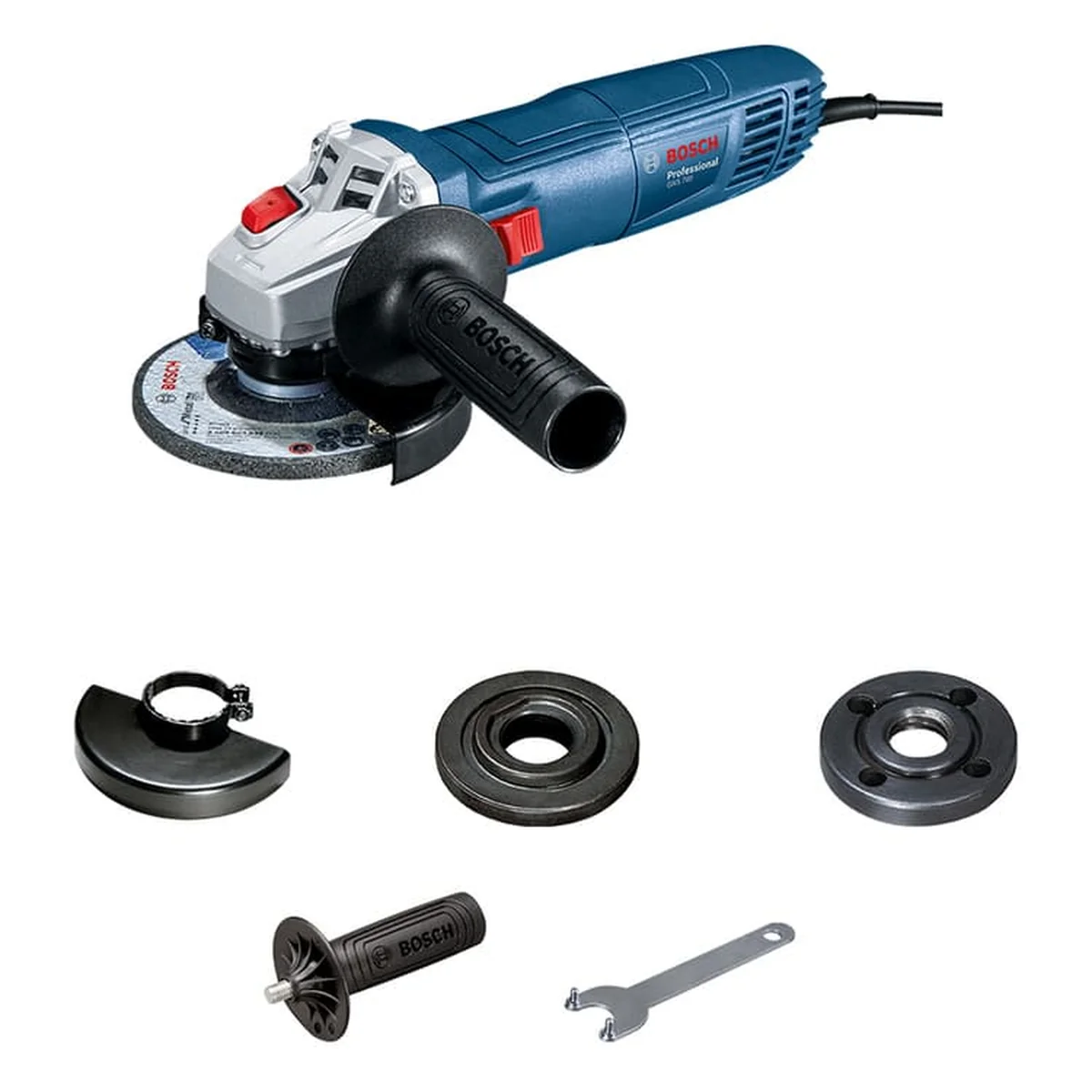 Esmerilhadeira Angular 4.1/2" (115mm) 710W GWS 700 Bosch - imagem 1