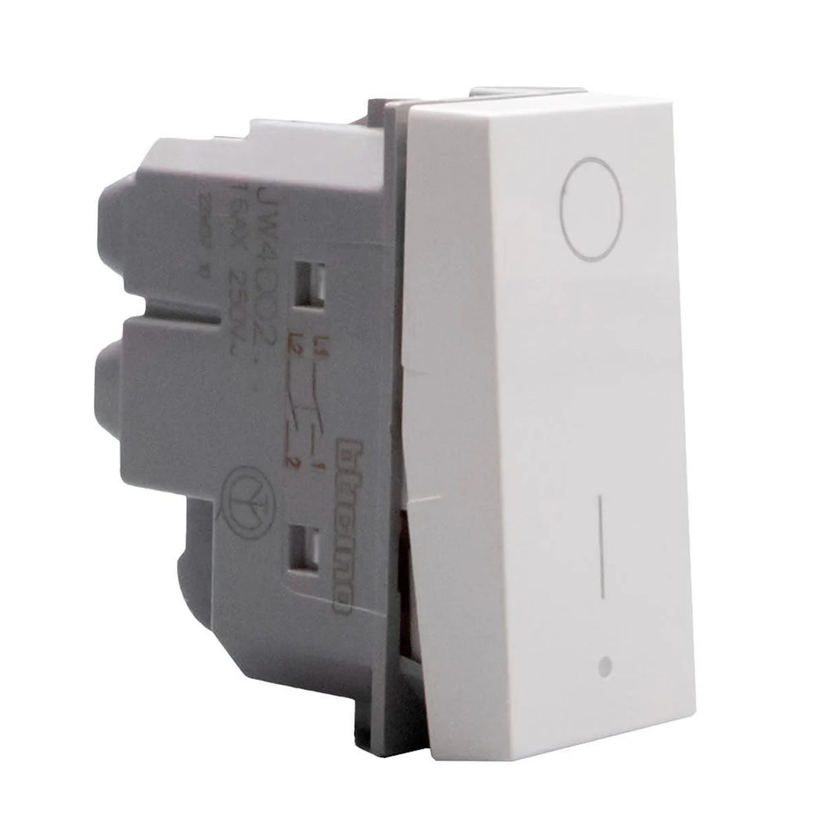 Módulo Interruptor Bipolar Branco MatixGo 16A JW4002 Bticino - imagem 1