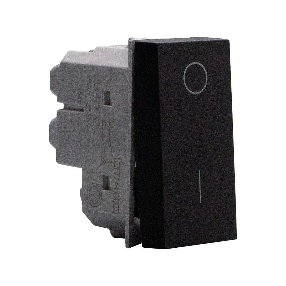 Módulo Interruptor Bipolar Preto MatixGo 16A JB4002 Bticino - imagem 1