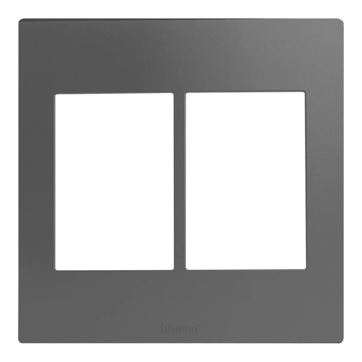 Placa Matixgo Cinza 4x4" Para 6 Módulos JA4826M6JG Bticino - imagem 1