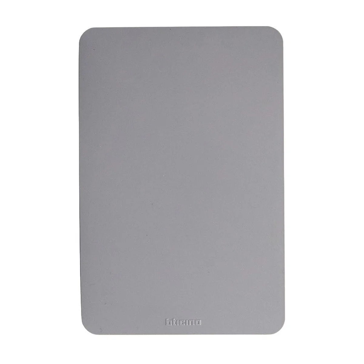 Placa MatixGo Cinza 2x4" Cega JA4803M0JG Bticino - imagem 1