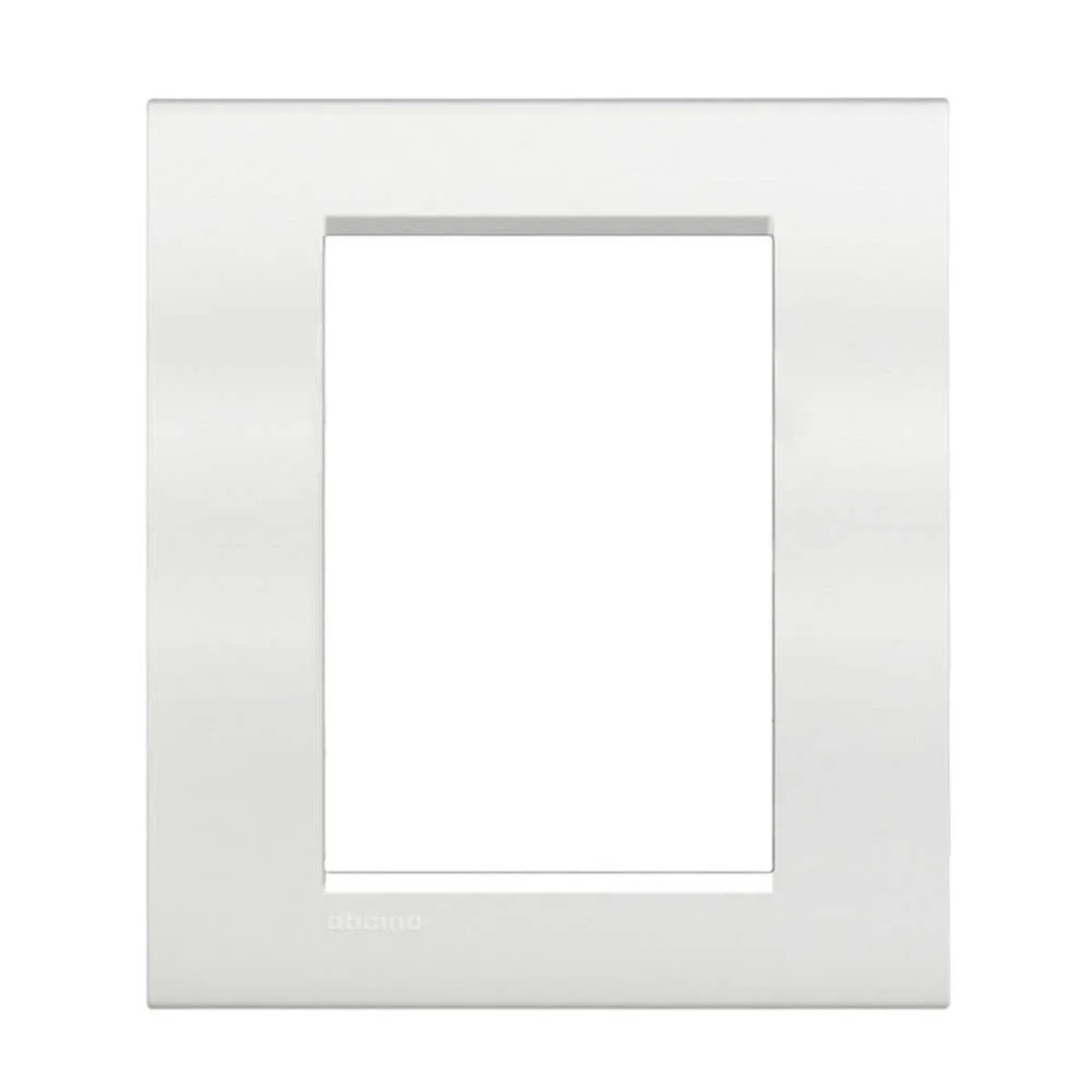 Placa 4x4" Bianco 6Seções Quadrada LNA4826BIF Bticino - imagem 1