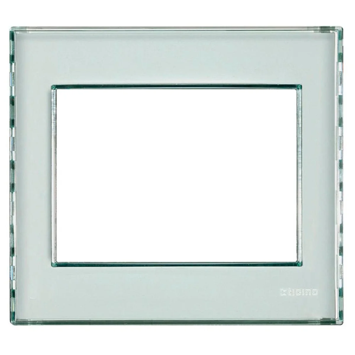 Placa Living Light 4X4 Kristall Quadrada SLND4826KR Bticino - imagem 1