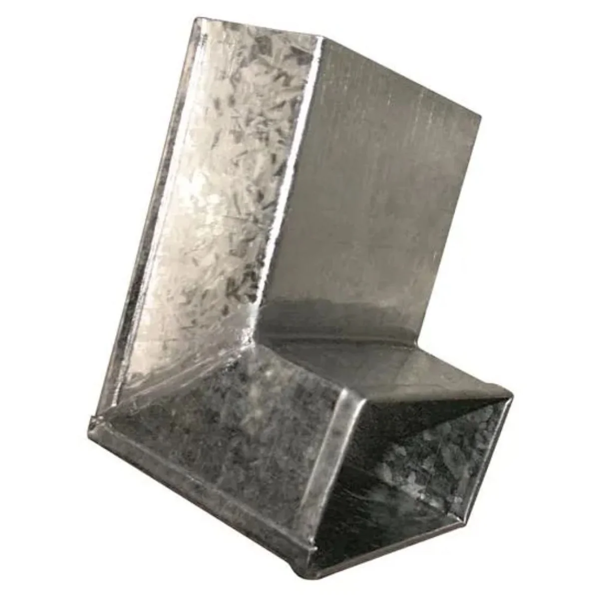 Pé para Condutor Retangular Aço Corte 28 Zincado 4cm Calhaforte - imagem 1