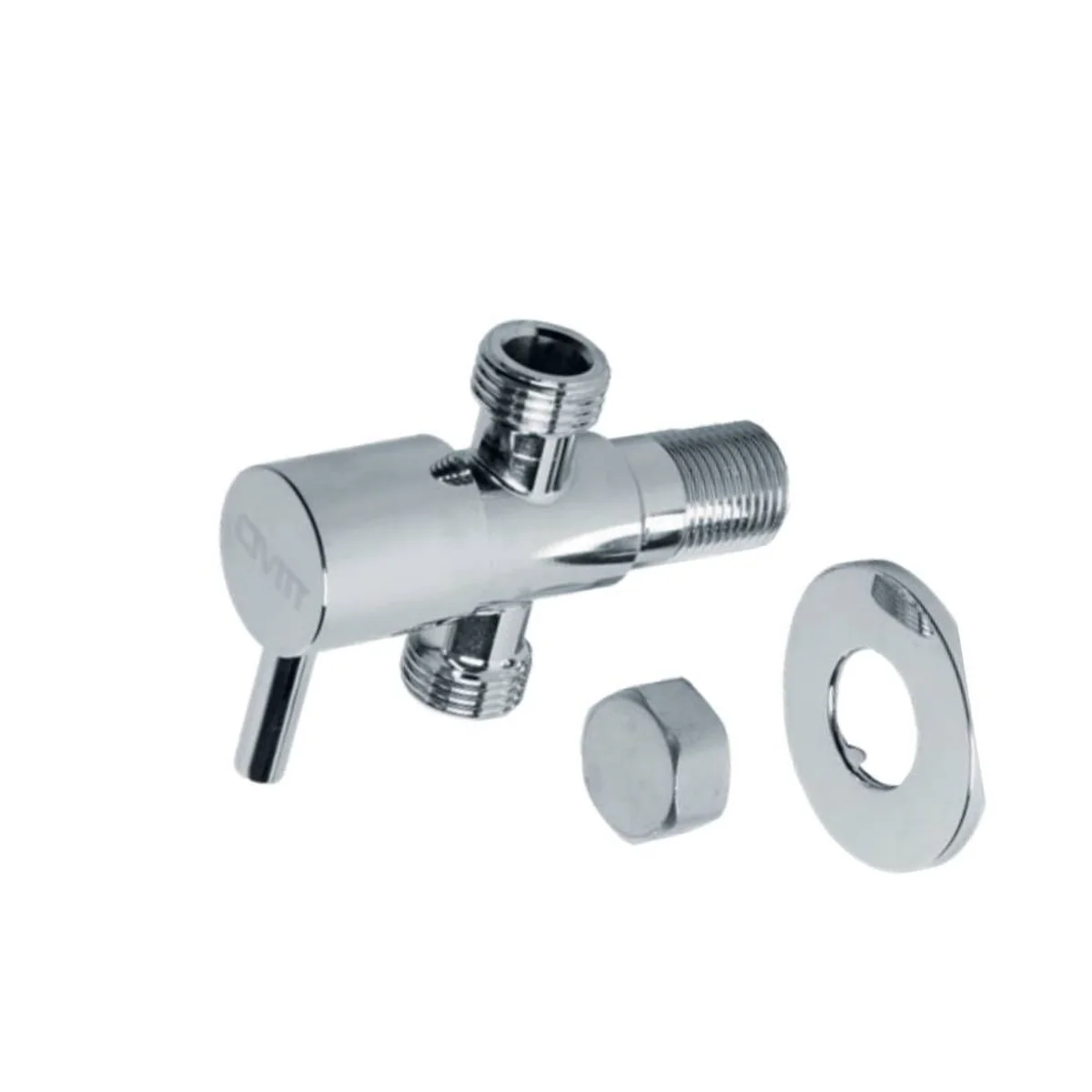 Registro para Ducha Higiênica/Máquina Metal com Derivador 1/2" Civitt - imagem 1