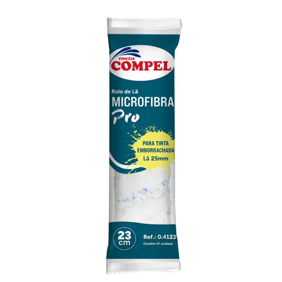 Rolo De Lã Microfribra 23cm Compel - imagem 1