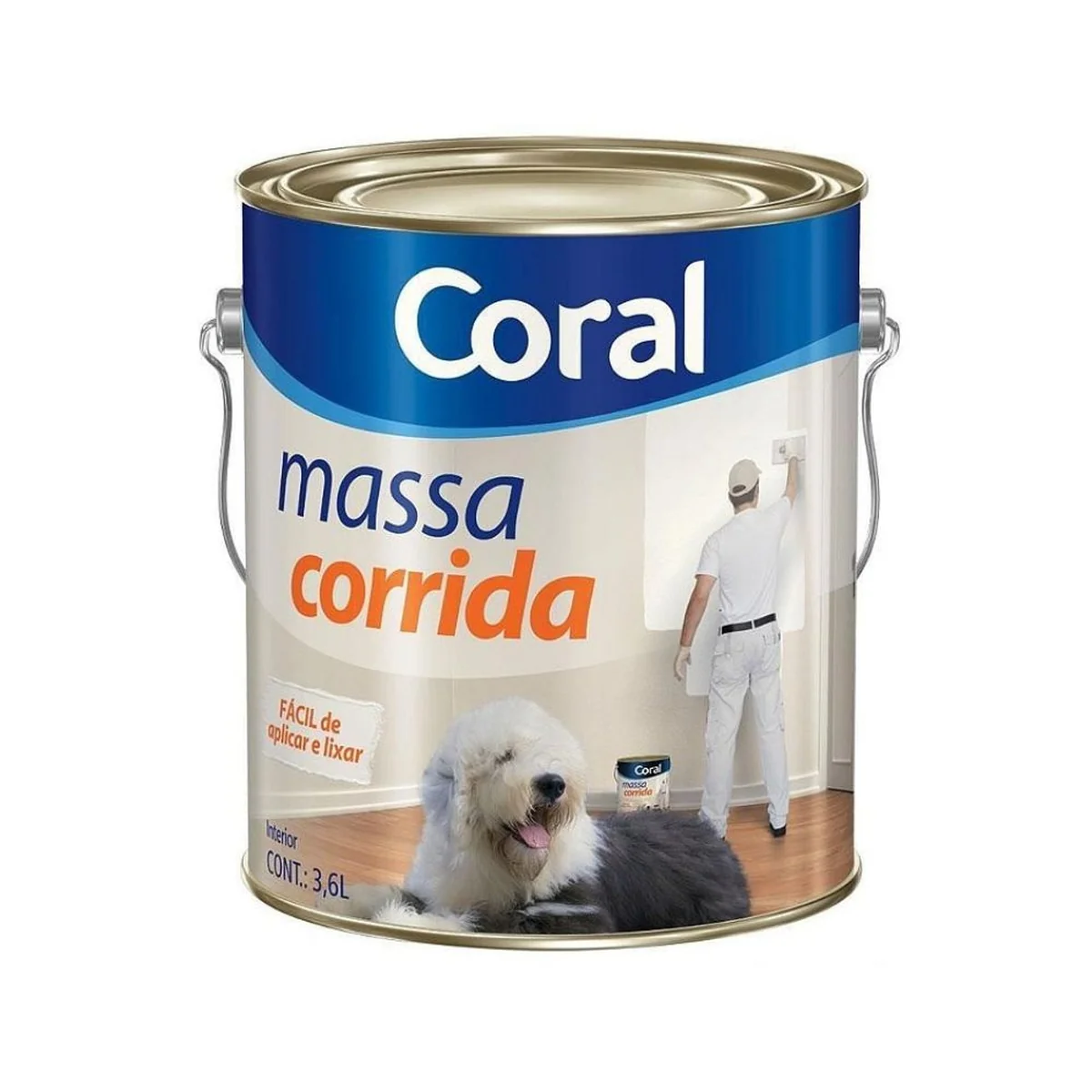 Massa Corrida 3,6L Coral - imagem 1