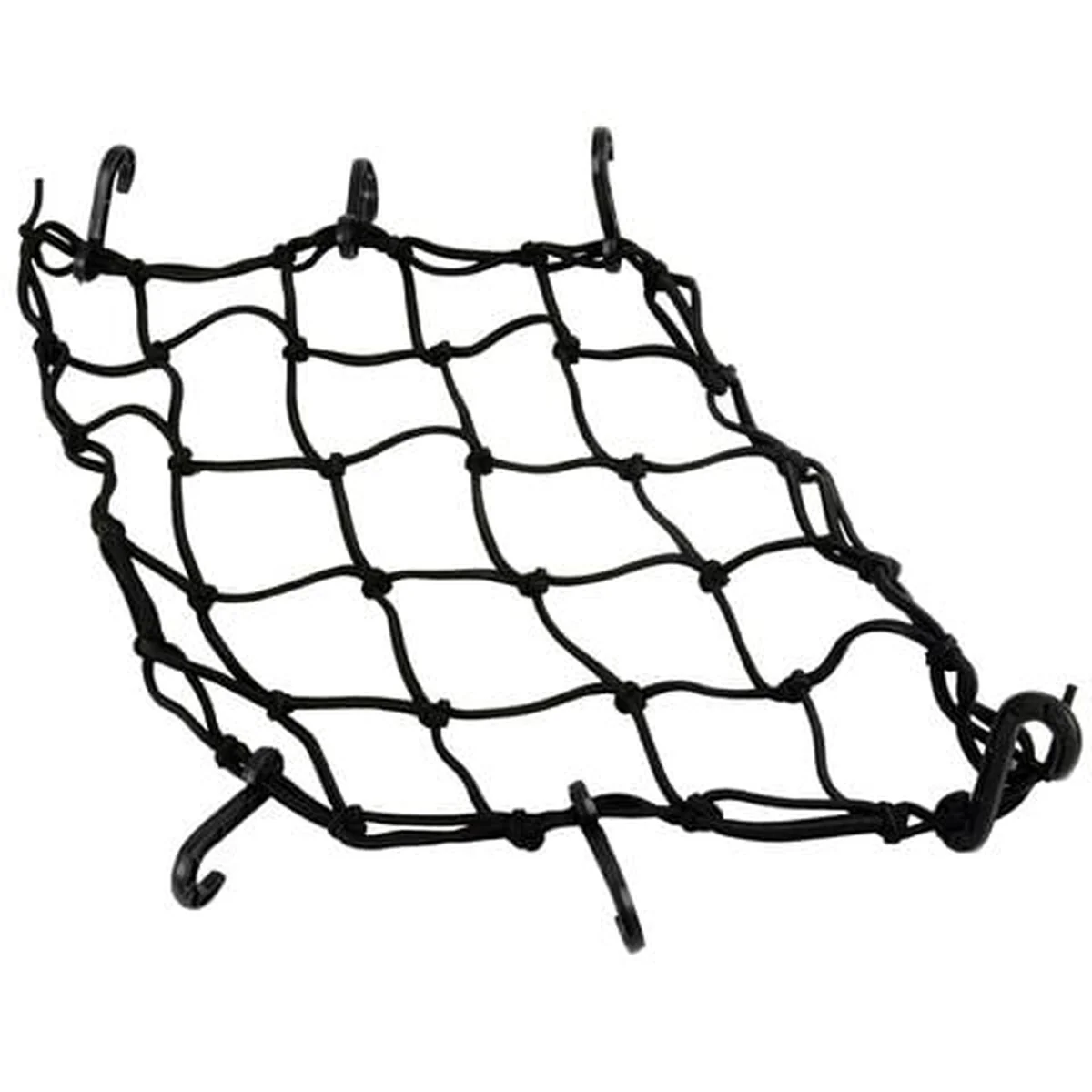 Rede Elástica com Gancho Plástico Preto Cristal - imagem 1
