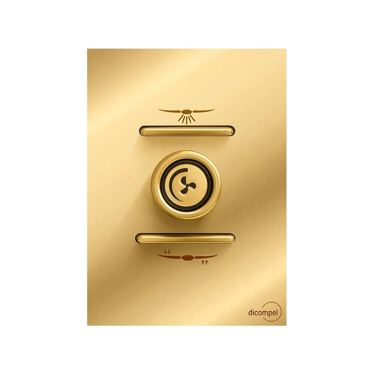 Controle Velocidade Novara Gold Iluminação/Ventilador Bivolt Dicompel - imagem 1