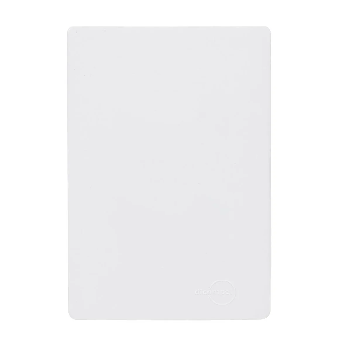 Placa Novara 2x4" Cega Branco DC110042 Dicompel - imagem 1