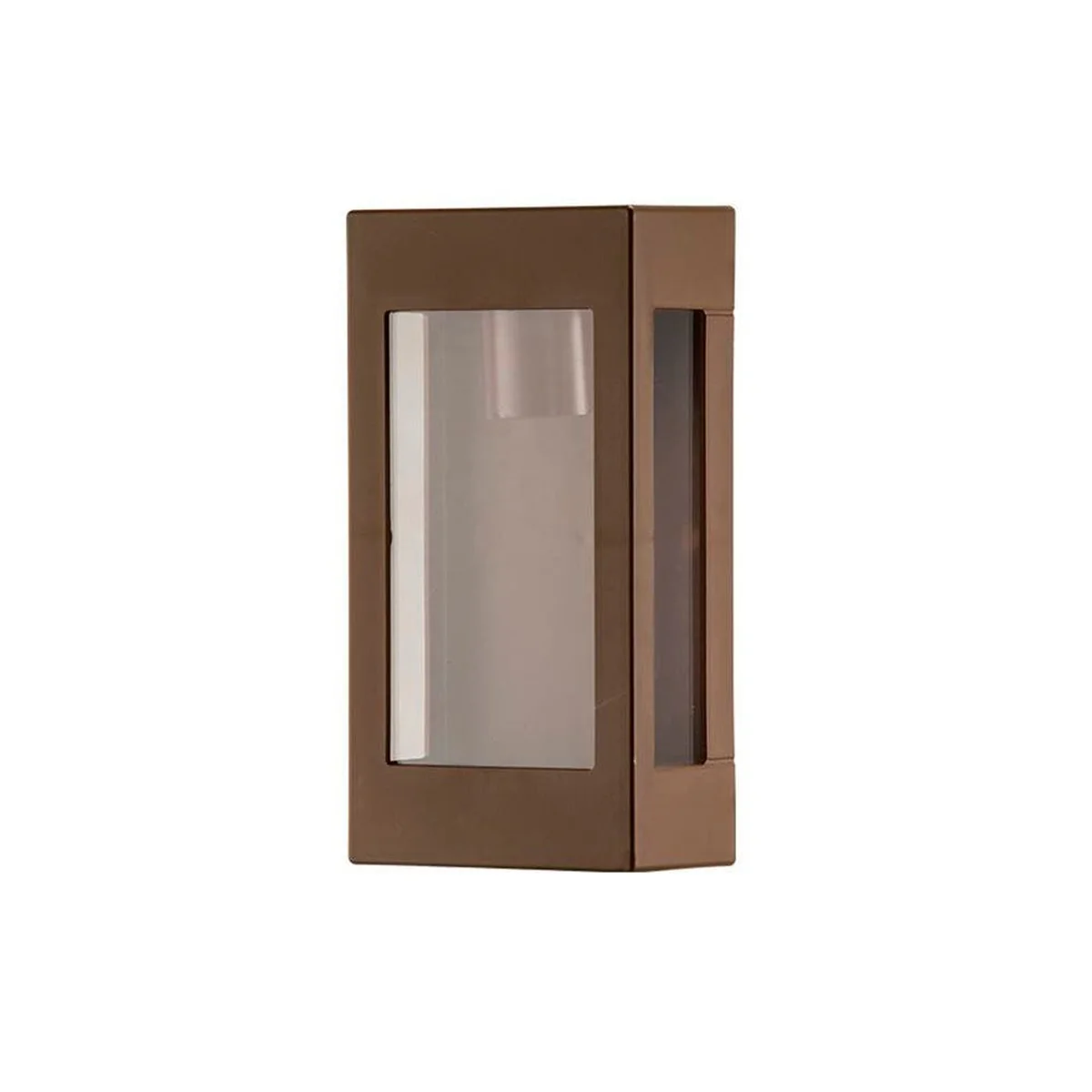 Arandela Prime Marrom Para Lâmpada Base E27 Lente Cristal Dital - imagem 1