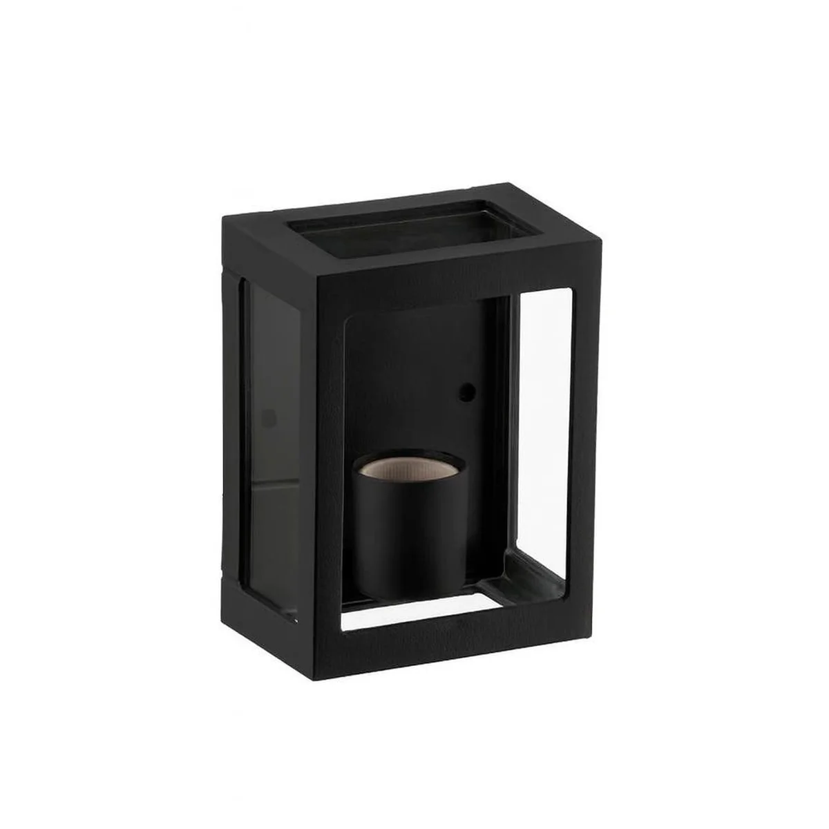 Arandela Preto Para Lâmpada Base E27 Lente Transparente 1040 Dital - imagem 1