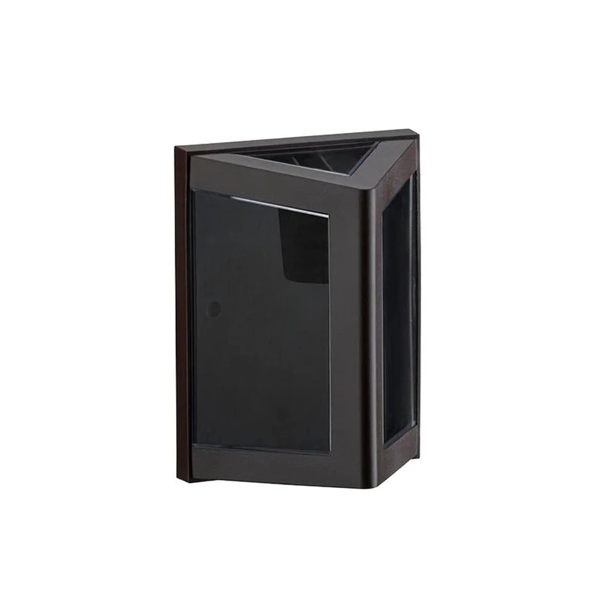 Arandela Preto Para Lâmpada Base E27 Lente Transparente 1091 Dital - imagem 1