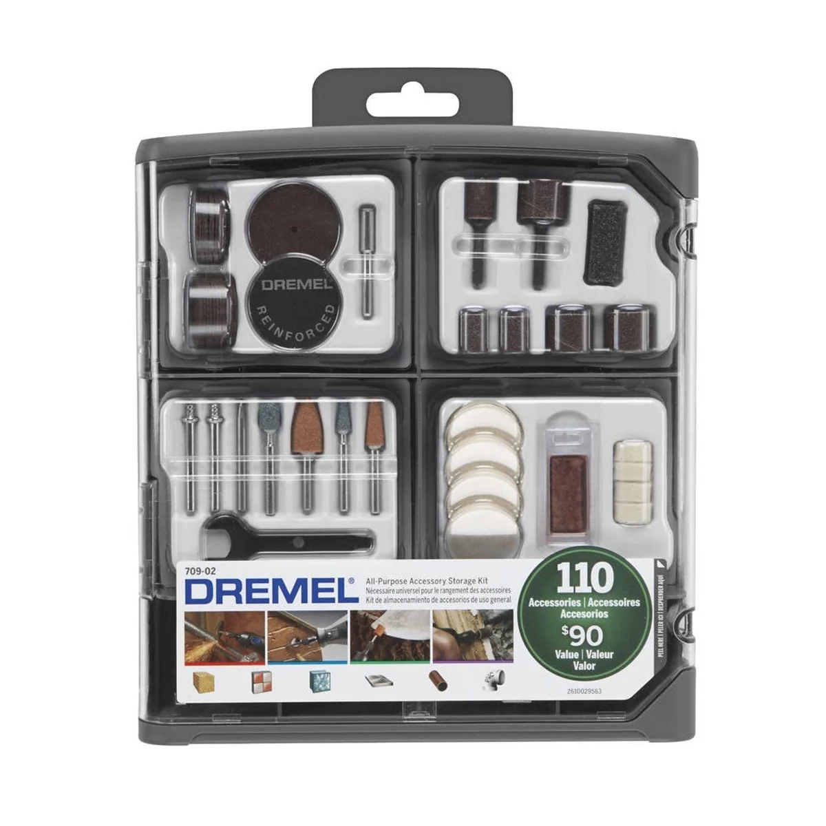 Kit Uso Geral Com 110 Peças 709 Dremel - imagem 1