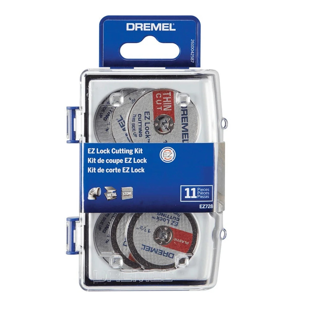 Kit Cortar Microkit Com 11 Peças Ez Lock EZ728 Dremel - imagem 1