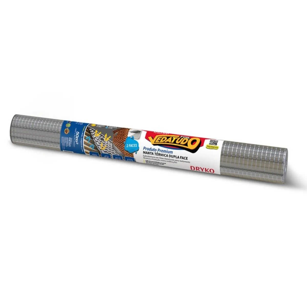 Subcobertura Foil 2 Faces 50m2 Dryko - imagem 1