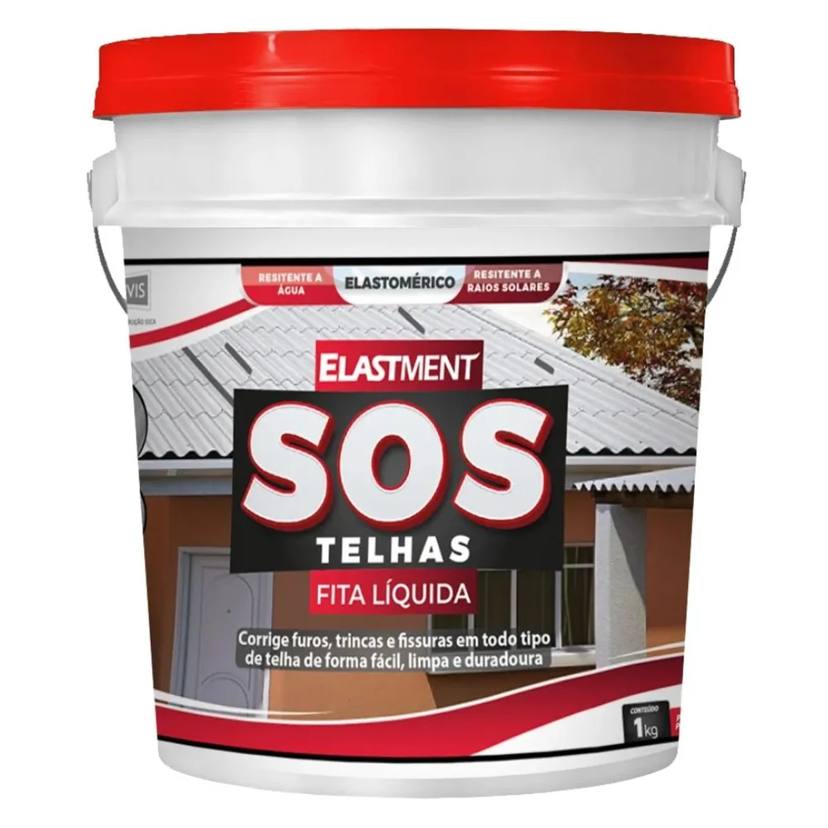 Fita Líquida Multiuso SOS Telhas 1Kg Drylevis - imagem 1