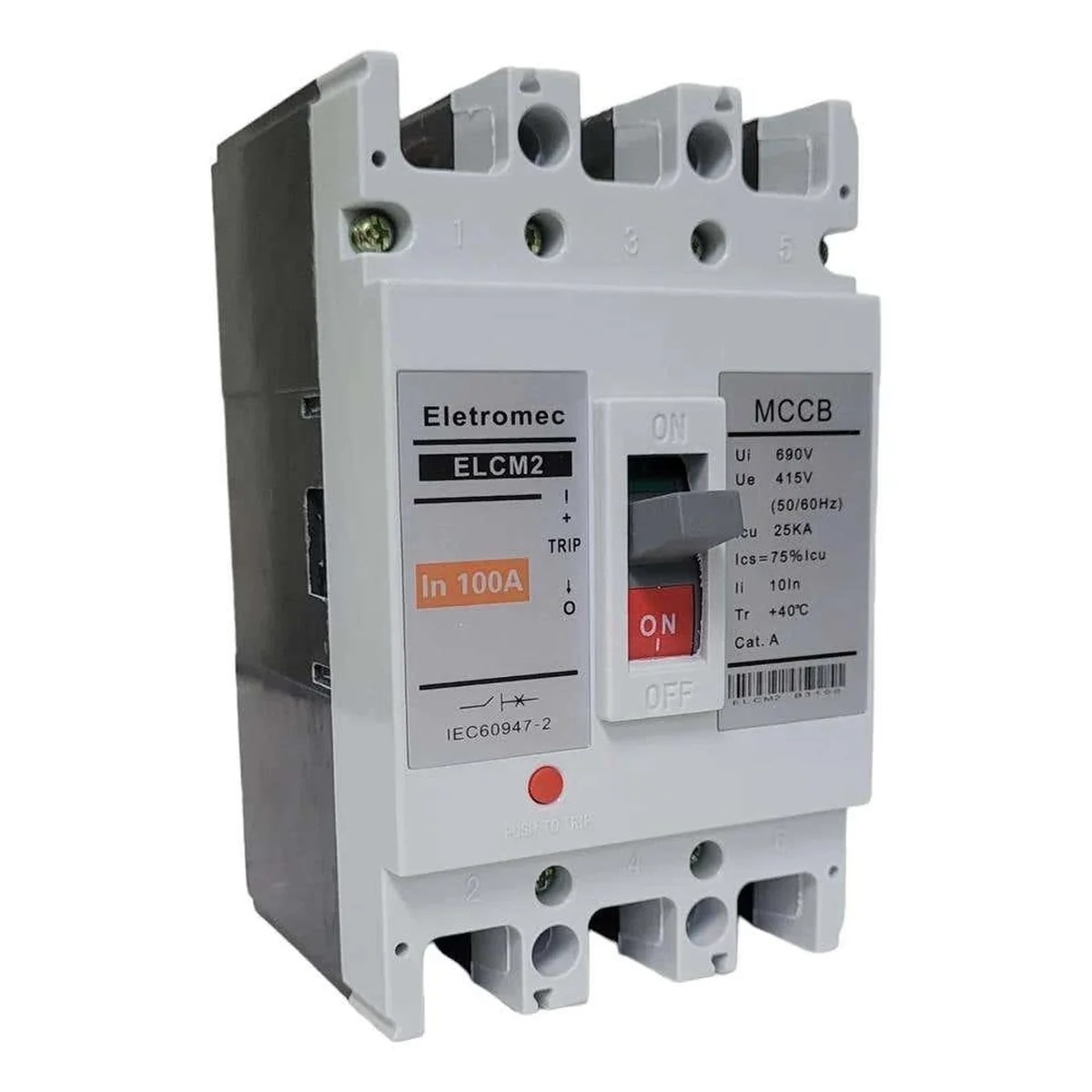 Disjuntor Caixa Moldada Tripolar 70A 240V 60kA ELCM Eaton - imagem 1