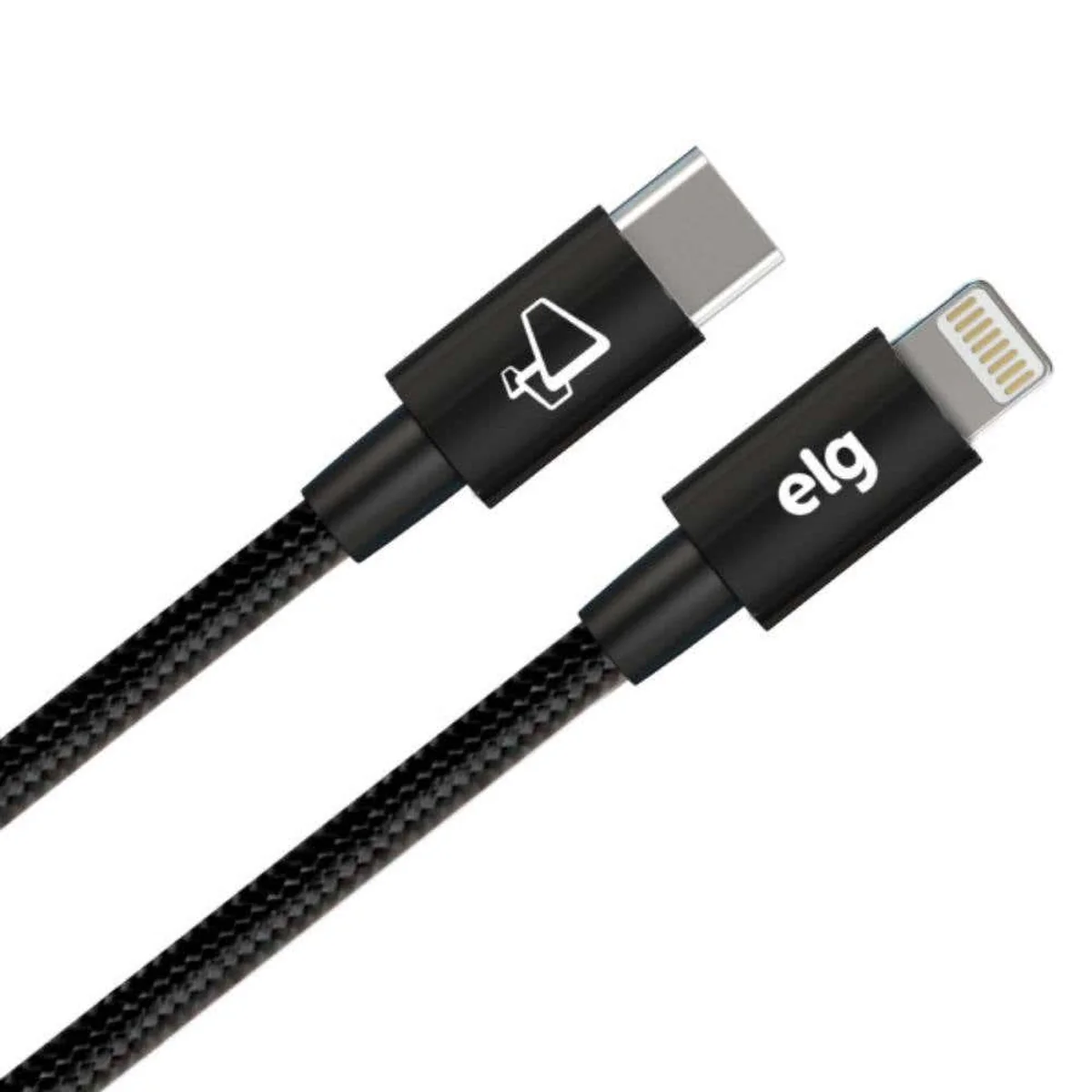Cabo USB-C Para Lightning 2.1A Preto 1 Metro Tcl10B ELG - imagem 1