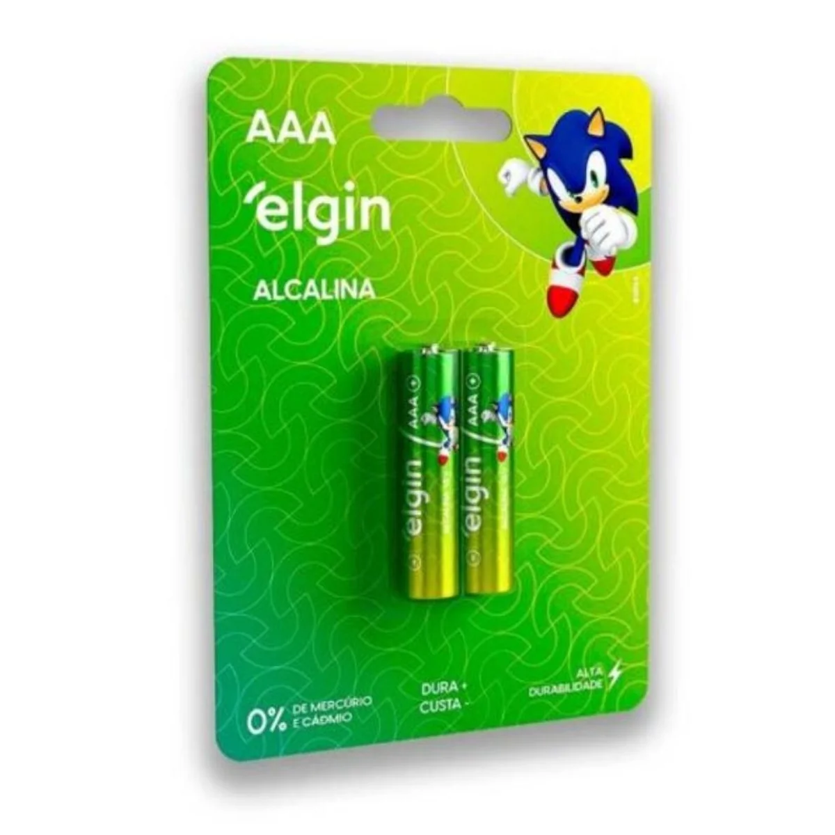 Pilha Alcalina 1,5V Tipo AAA Elgin - imagem 1