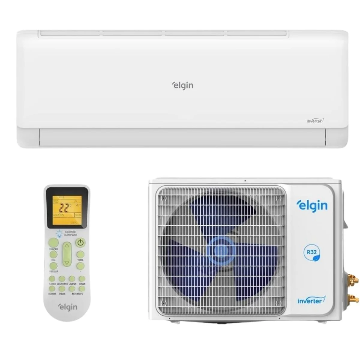 Ar Condicionado Inverter Elgin Eco III Wifi 30000 BTUs Frio 220V - imagem 1