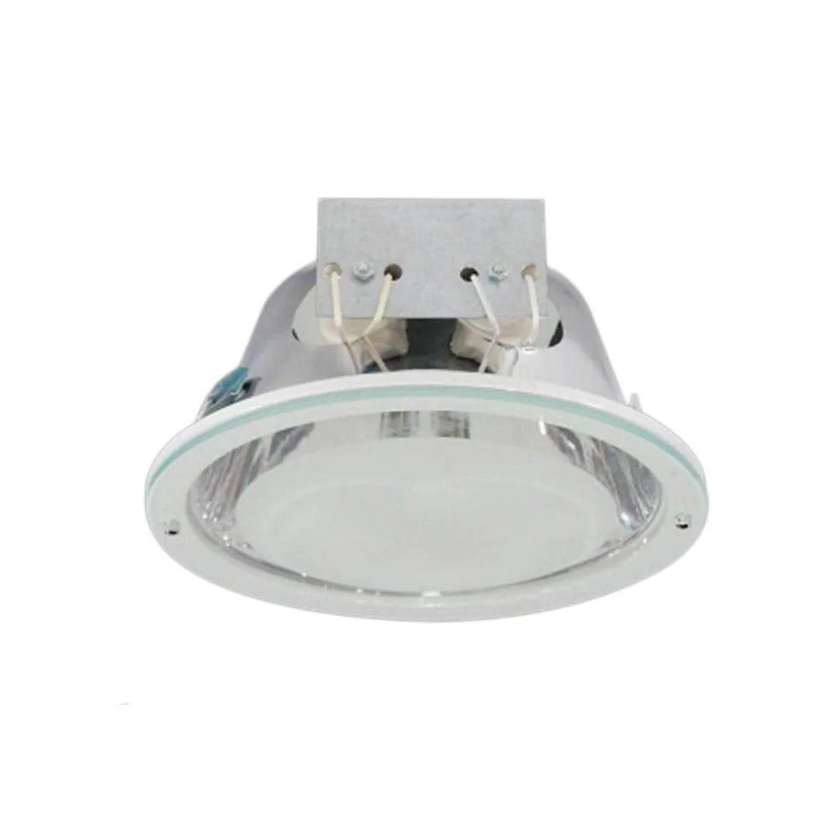 Luminária Embutir Para 2 Lâmpadas E27 Redonda FL9215 Fábrica da Luz - imagem 1