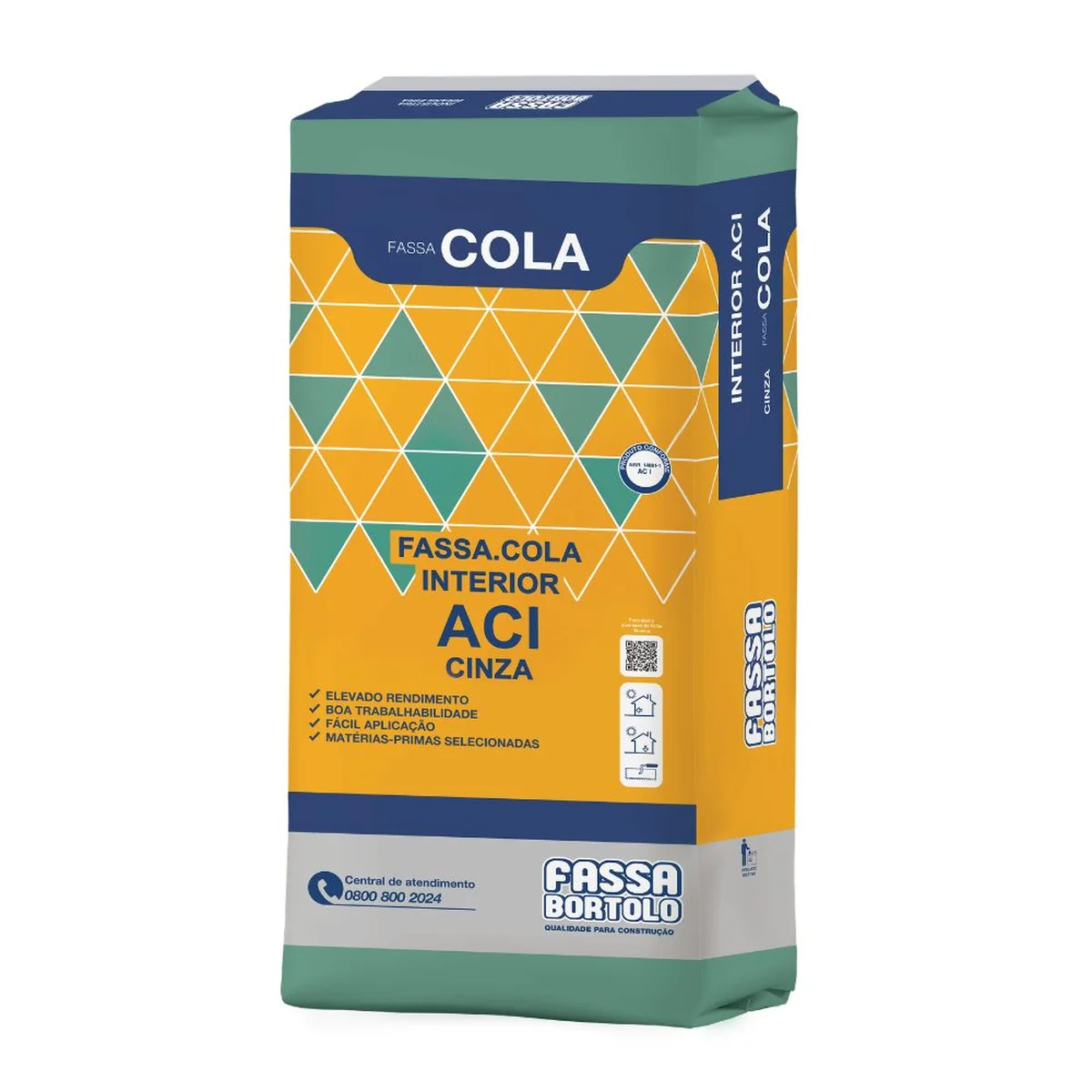 Argamassa Interna AC1 Cinza 20kg Fassa Bortolo - imagem 1
