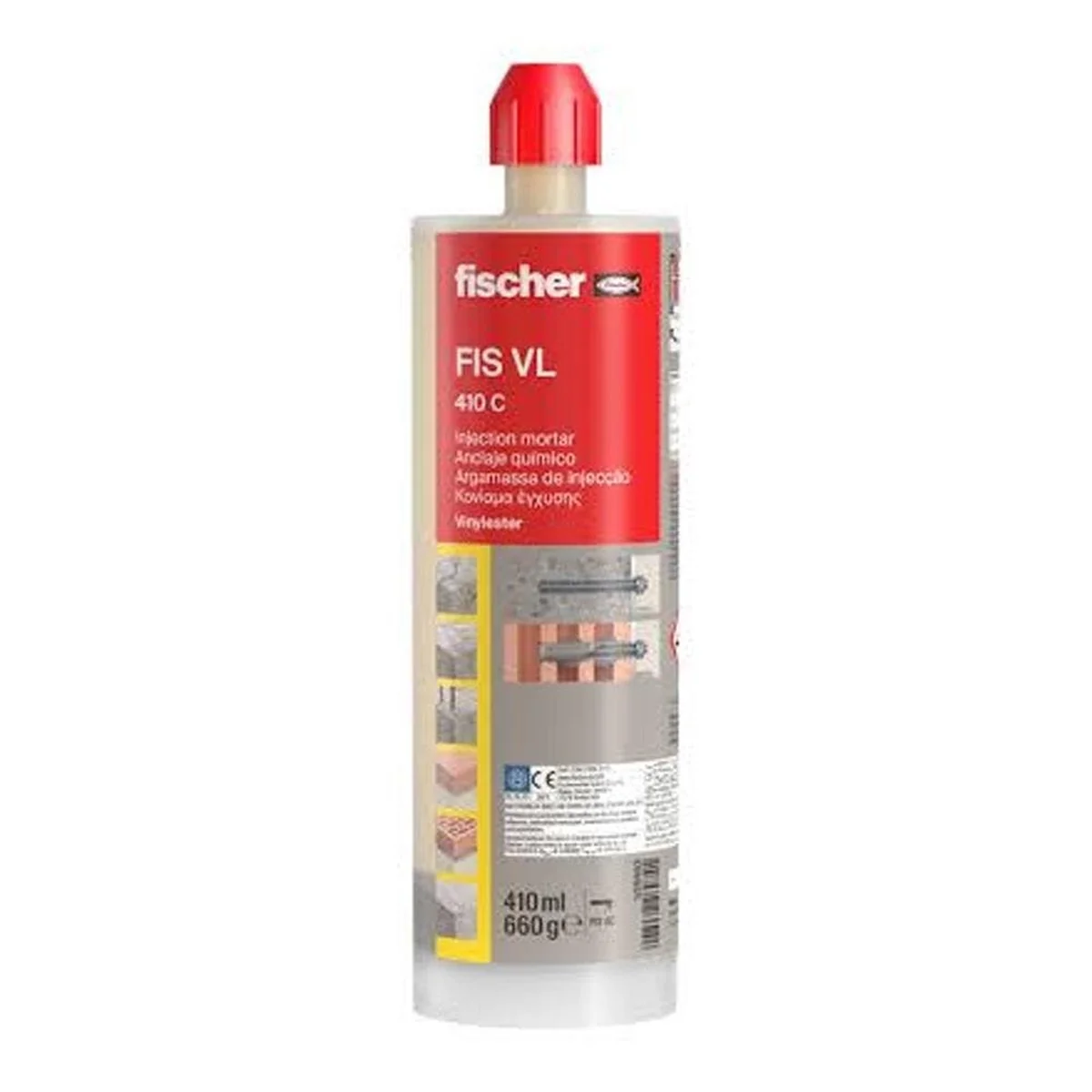 Chumbador Químico Bicomponente Carga Alta FIS VL Fischer - imagem 1