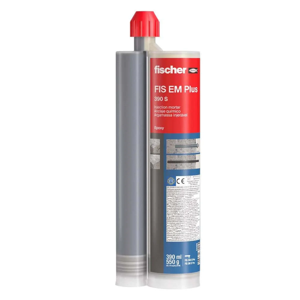 Chumbador Químico FIS EM PLUS 390ml 544174 Fischer - imagem 1