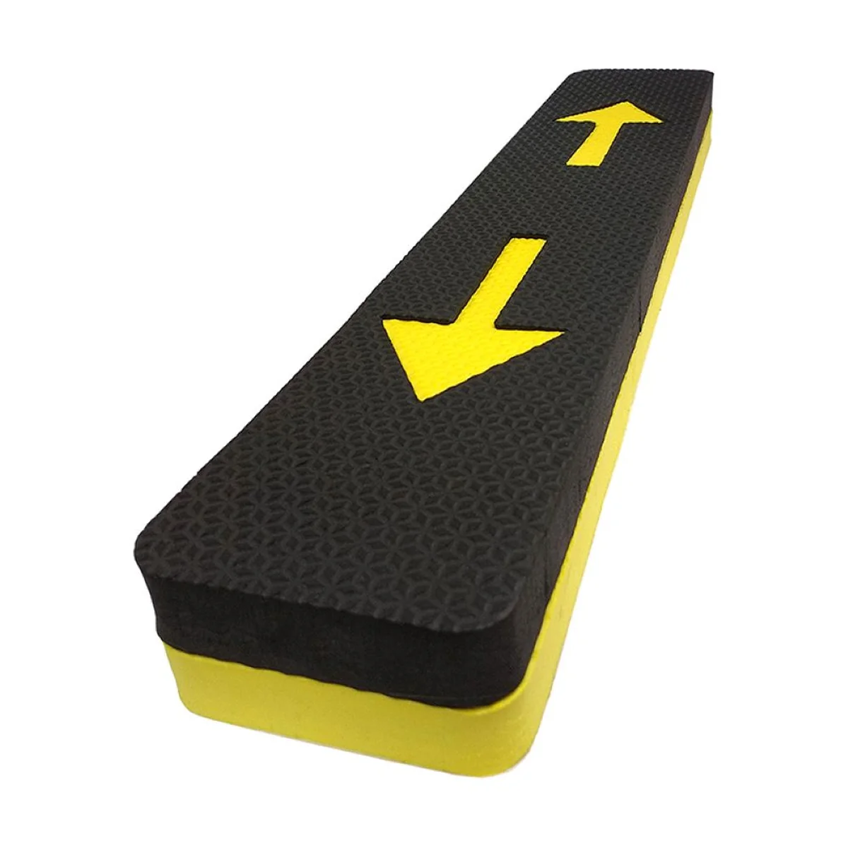 Protetor de Parachoque 40x8cm Preto e Amarelo - imagem 1