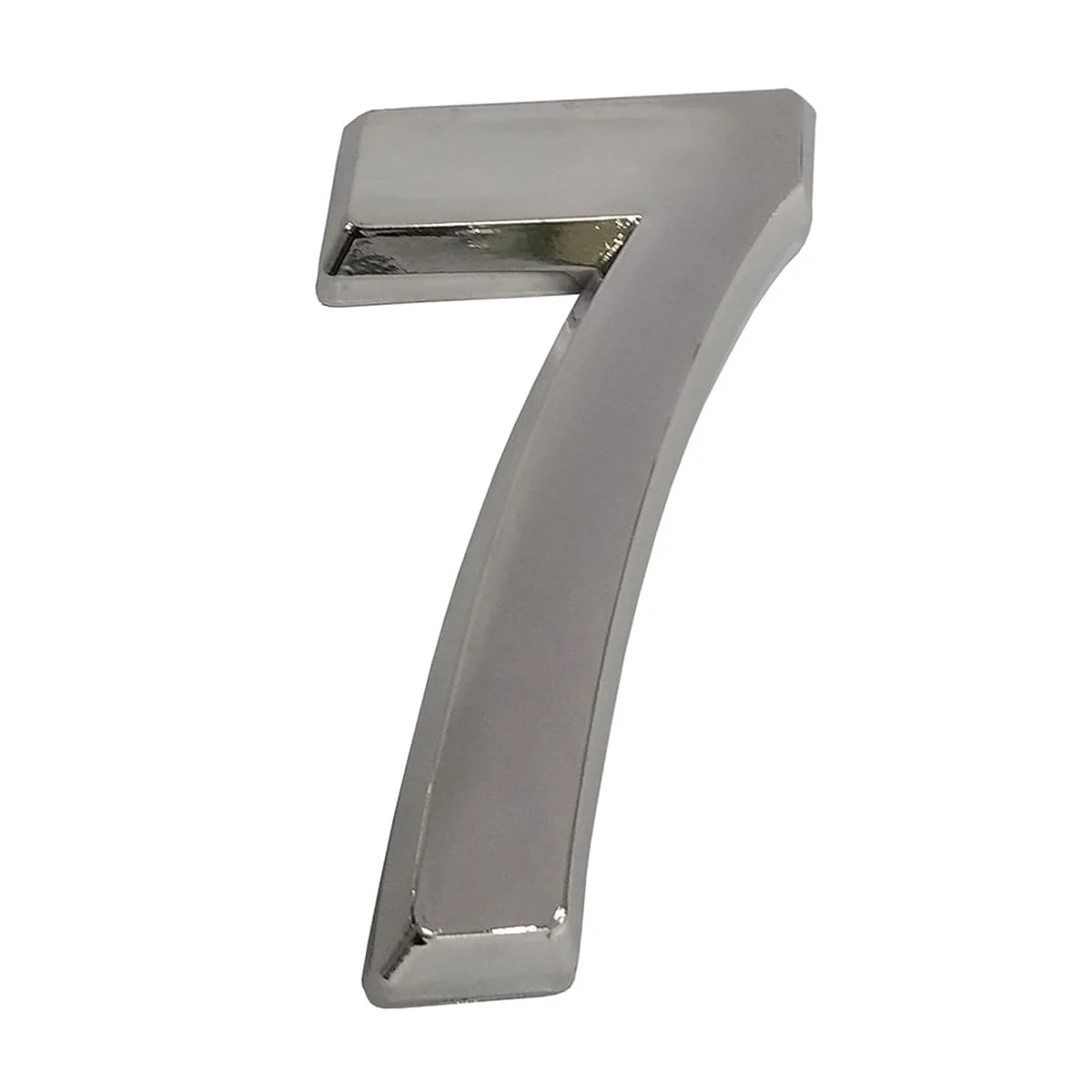 Número 7 Plástico Abs Cinza Cromado 14,8cm - imagem 1