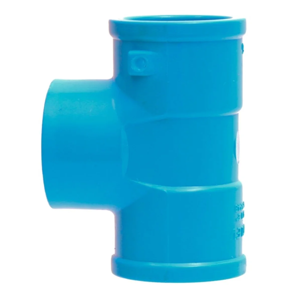 Te Soldável com Bucha de Latão Azul PVC Fortlev - imagem 1