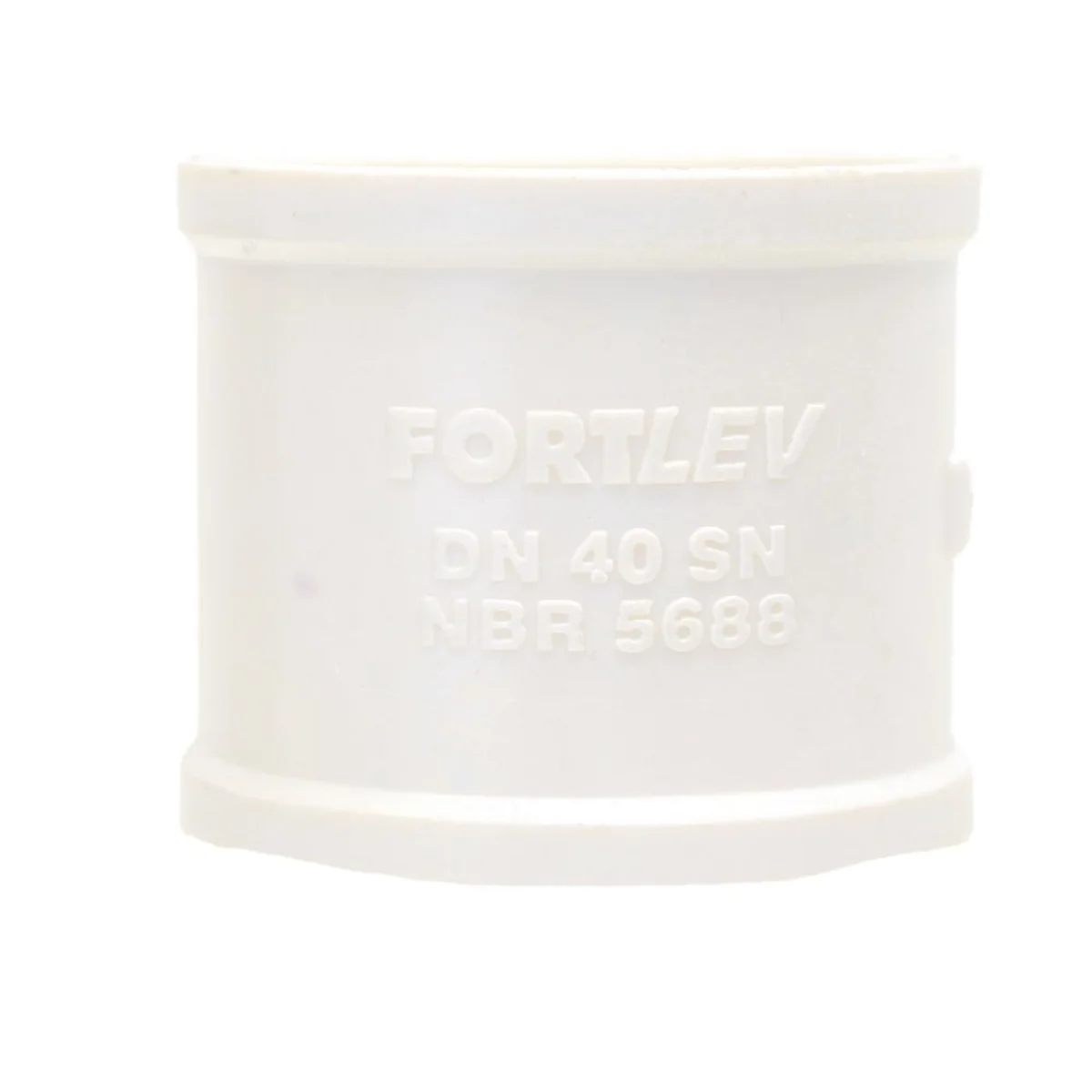 Luva Simples Esgoto Série Normal PVC Fortlev - imagem 1