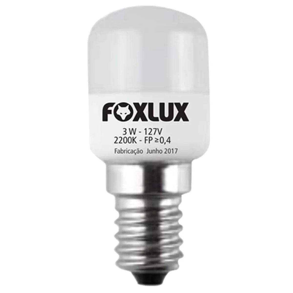 Lâmpada LED Geladeira Luz Amarela E14 FoxLux - imagem 1